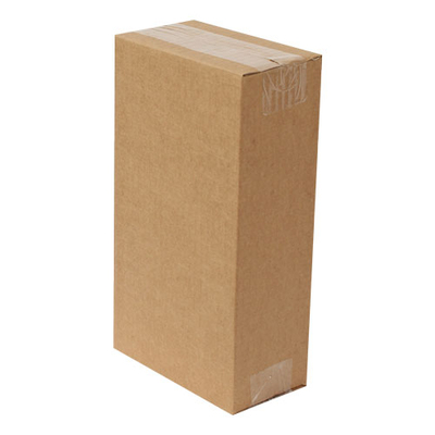 14x8x27cm Single Corrugated Box - Kraft - Thumbnail