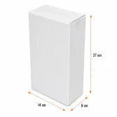 14x8x27cm Koli - 1 Desi Koli - Tek Oluklu Koli - Beyaz - 2