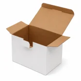 صندوق 15*10*11 سم - صندوق 0,5 ديسي - صندوق مقفل - أبيض - 1