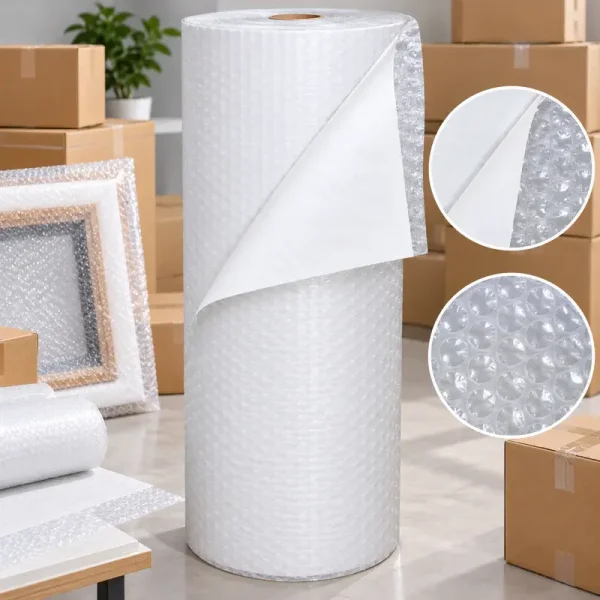 150 cm White Paper Laminated Large Bubble Wrap - Kolicim (1)