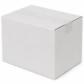 15x10x10cm Single Corrugated Box - White - 3