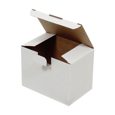 15x10x11cm Kutu - 0,5 Desi Kutu - Kilitli Kutu - Beyaz - Thumbnail