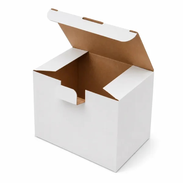 15x10x11cm Box - 0.5 Deci Box - Locked Box - White - 3