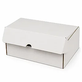 15x13x5cm Kutu - 0,5 Desi Kutu - Kilitli Kutu - Beyaz - 2