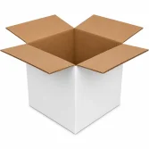 15x15x15cm Koli - 1.1 Desi Koli - Tek Oluklu Koli - Beyaz - 1