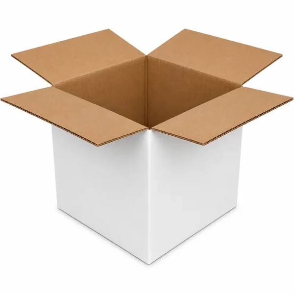 15x15x15cm Koli - 1.1 Desi Koli - Tek Oluklu Koli - Beyaz - 1