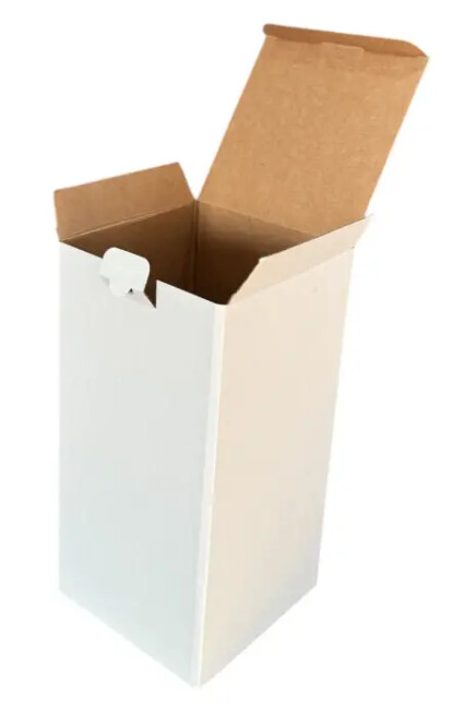 15x15x30cm Locked Box - 2 Desi Boxes - White - Kolicim