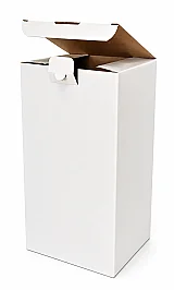 15x15x30cm Locked Box - 2 Desi Boxes - White - 2