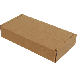 16.5x15x7.5 cm Locked Box - Kraft - Thumbnail