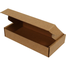 16.5x15x7.5 cm Locked Box - Kraft - Thumbnail