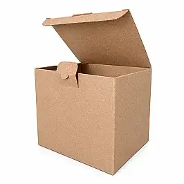 16x14x18cm Lockable Box - 1.3 Desi Box - Kraft - 2