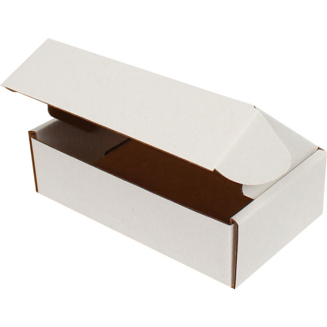 16x8x3cm Box - Locked Box - 0.1 Deci Box - White - 2