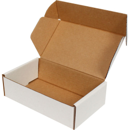 16x8x3cm Locked Box - White - Thumbnail