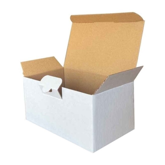 صندوق 17.5*10*8.5 سم - صندوق ديسي 0.5 - صندوق تغليف - أبيض - Kolicim