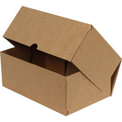 17x12,5x7,5cm E-Commerce Cargo Box - 4 Points - Kraft - Thumbnail