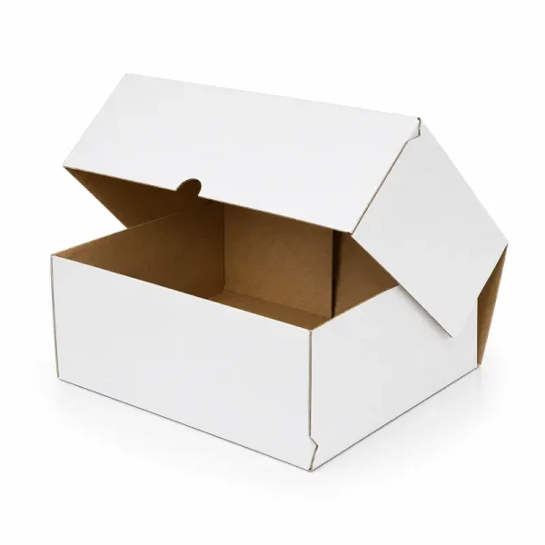17x17x6cm E Ticaret Kutusu - 0,5 Desi Kutu - 4 Nokta Kutu - Beyaz - 3