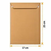 17×25 cm Kraft Envelope - 25 Pieces - 3