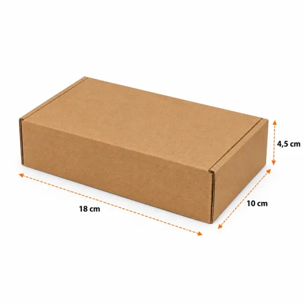 18x10x4.5cm Packing Box - Kraft - Kolicim (1)