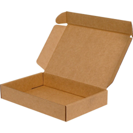 18x12x3cm Cut Box - Kraft - 1