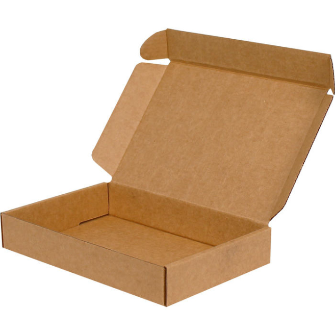 18x12x3cm Cut Box - Kraft - 1