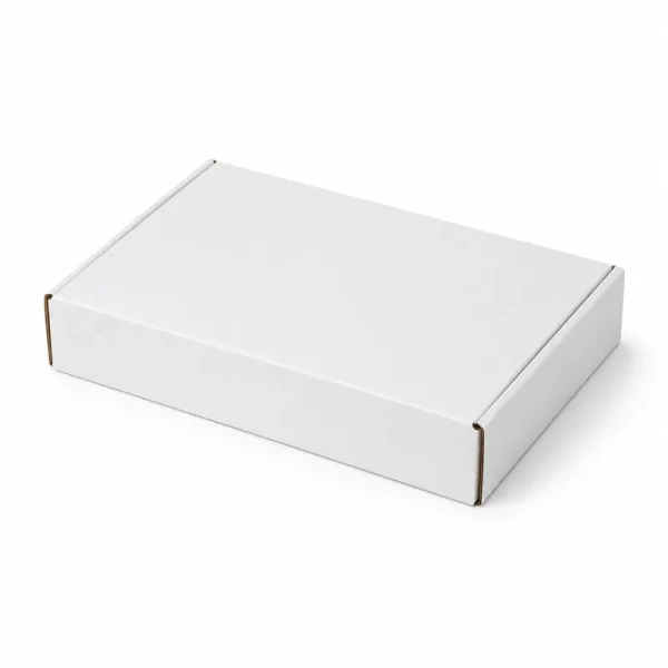 18x12x3cm Kutu - 0,2 Desi Kutu - Kilitli Kutu - Beyaz - Kolicim (1)