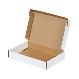 18x12x3cm Locked Box - White - Thumbnail