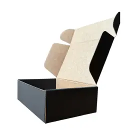 19x13x6cm Kutu - 0,5 Desi Kutu - Kilitli Kutu - Siyah - 2
