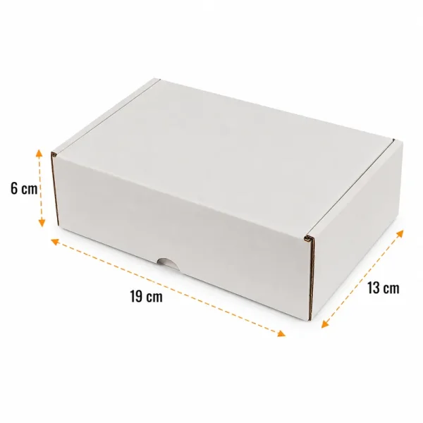 19x13x6cm Locked Box - White - Kolicim (1)