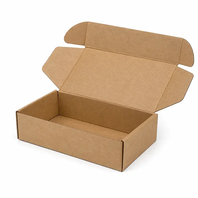 19x13x6cm Kutu - 0,5 Desi Kutu - Kilitli Kutu - Kraft - 1
