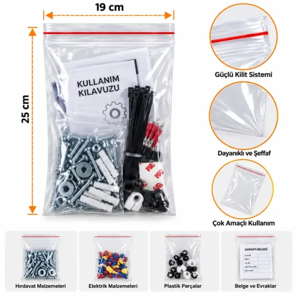 19×25 cm Zip Lock Bag – 300 pcs - 2