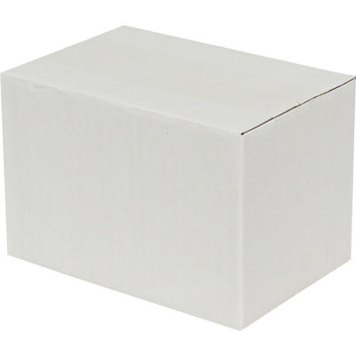 صندوق مموج واحد 20 * 10 * 10 سم-أبيض - Thumbnail