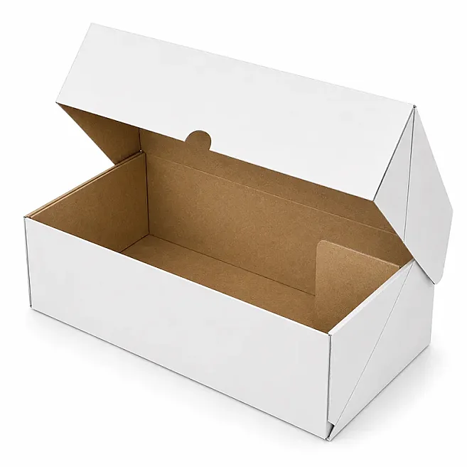 20×10×10 cm Box – E-Commerce Shipping Box – 0.7 Desi Box – 4-Point Box – White - 1