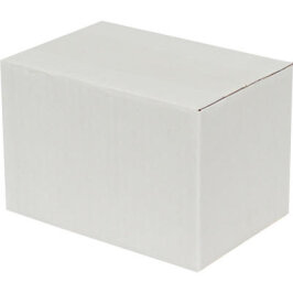 صندوق كرتون مموج مفرد 20×10×10 سم – أبيض - 2