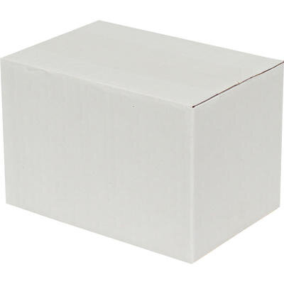 صندوق كرتون مموج مفرد 20×10×10 سم – أبيض - 2