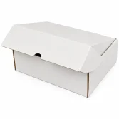 20x13x3,8cm Kutu - 0,3 Desi Kutu - Kilitli Kutu - Beyaz - 4