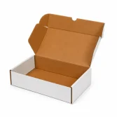 20×13×3.8 cm Box – 0.3 Desi – Locking Box – White - 1