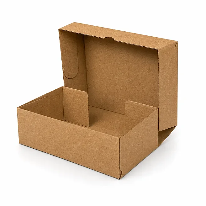 20x13x5cm E Ticaret Kutusu - 0,5 Desi Kutu - 4 Nokta Kutu - Kraft - 1
