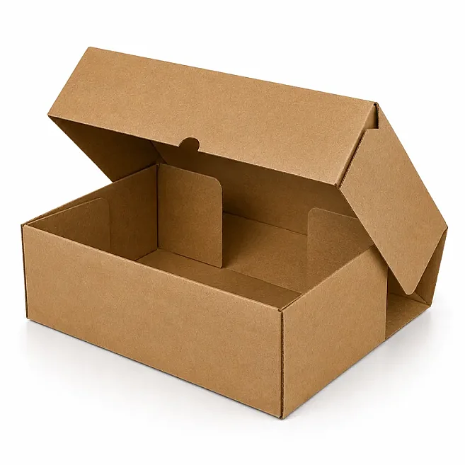 20x13x5cm E Ticaret Kutusu - 0,5 Desi Kutu - 4 Nokta Kutu - Kraft - 3