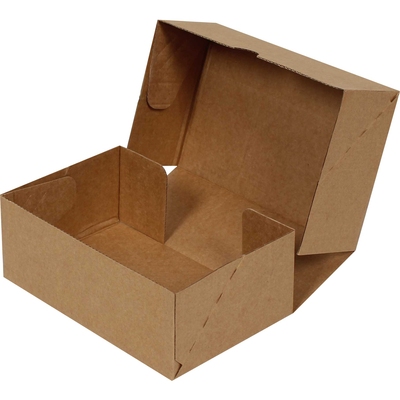 20x13x7,5cm E-Commerce Cargo Box - 4 Points - Kraft - Thumbnail