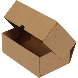 20x13x7,5cm E-Commerce Cargo Box - 4 Points - Kraft - Thumbnail