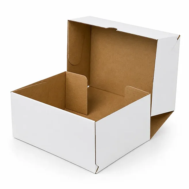 20×13×5 cm Box – E-Commerce Shipping Box – 0.5 Desi Box – 4-Point Glued Box – White - 1