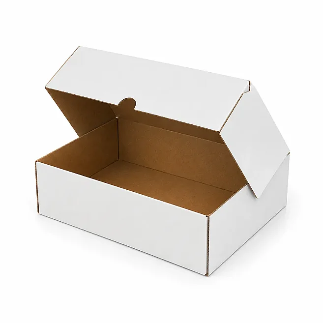 20x13x7,5cm E Ticaret Kutusu - 0,7 Desi Kutu - 4 Nokta Kutu - Beyaz - 1
