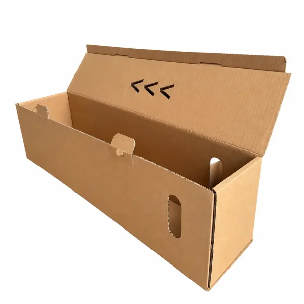 20x14x71cm Kutu - Çiçek Paketleme Kutusu - Çift Oluklu - 1