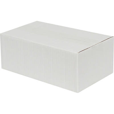 صندوق مموج واحد 20 * 15 * 10 سم-أبيض - Thumbnail