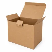 20x16x18cm Lockable Box - 1.3 Desi Box - Kraft - 1