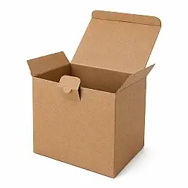 20x16x18cm Lockable Box - 1.3 Desi Box - Kraft - 1