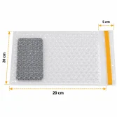 20×20+5 cm Bubble Mailer – Adhesive - 2