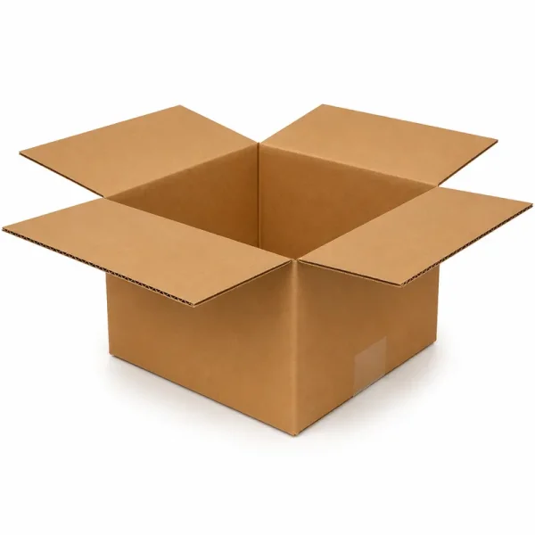 20x20x10cm Single Corrugated Box - Kraft - Kolicim (1)