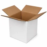 20x20x20cm Double Corrugated White Box - 1