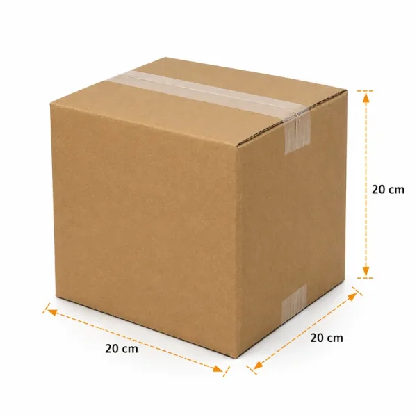 20x20x20cm Double Corrugated Box - Kolicim (1)